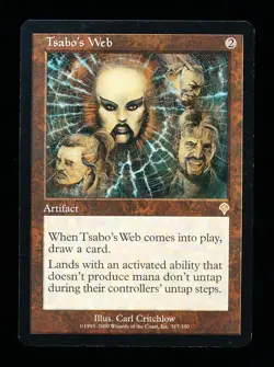 * * 1x Tsabo's Web x1 * * Invasion MTG Close to NM Near Mint - Image 1