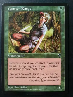 Quirion Ranger MTG **MT/NM/NP (Visions, English) - Image 1