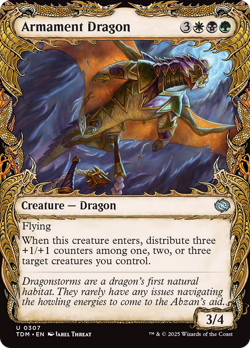 Armament Dragon (FOIL) x1 - MTG Tarkir: Dragonstorm TDM #307 - Image 1