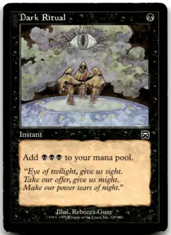MTG Dark Ritual C Mercadian Masques 129 MP - Image 1