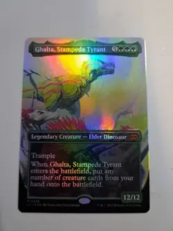 MTG: Ghalta, Stampede Tyrant (Borderless) (Foil)(LP): The Lost Caverns of Ixalan - Image 1