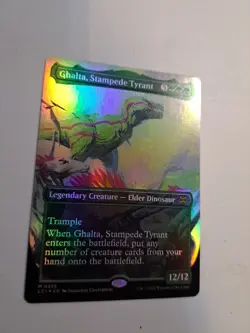 MTG: Ghalta, Stampede Tyrant (Borderless) (Foil)(LP): The Lost Caverns of Ixalan - Image 2