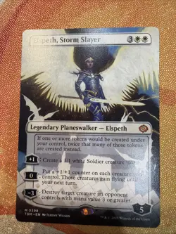 MTG Elspeth, Storm Slayer (Borderless) Tarkir: Dragonstorm Regular - Image 1