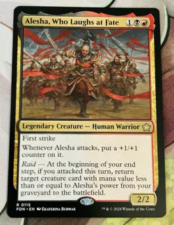 MTG Foundations R Alesha, Who Laughs at Fate #0115 - Image 1