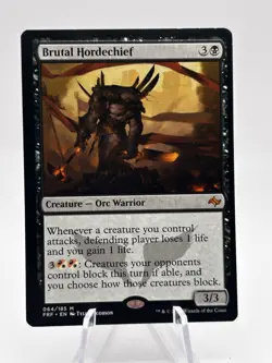 Brutal Hordechief 064/185 Fate Reforged FRF MTG LP - Image 1