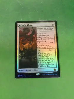 MTG Magic AFR X1 FOIL Paladin Class (NM/MINT) - Image 1