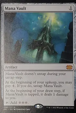 MTG - Mana Vault - NM - Unplayed - Double Masters 2022 - PACK FRESH - Image 1