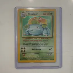 Pokemon Venusaur Base Set 15/102 Holo Rare 1999-2000 Wizards 100 HP TCG - Image 1