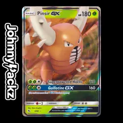 Pokemon TCG - Pinsir GX 6/68 - Hidden Fates Sun & Moon Ultra Rare Card (NM) - Image 1