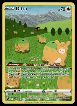 Ditto GG22/GG70 Crown Zenith: Galarian Gallery Pokemon - Image 1