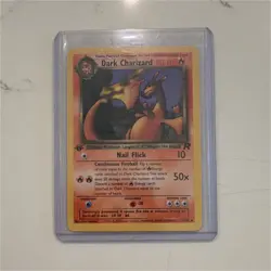 Pokemon TCG Dark Charizard Team Rocket 21/82 1st Edition Rare Regular - Image 1