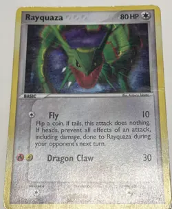 Pokemon TCG Rayquaza POP Series Promos 1 3 Holo Rare Cosmos Holo Rare - Image 1