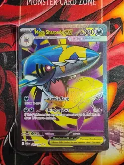 2025 Pokemon Phantasmal Flames Mega Sharpedo ex Ultra Rare #113/094 - Image 1