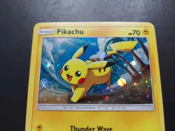 Pokemon - Pikachu SM81 Holo Promo Sun & Moon with swirl - Image 4