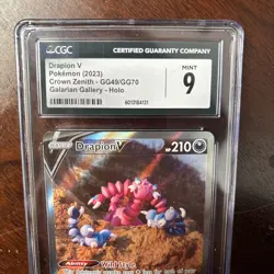 CGC 9 Drapion V GG49/GG70 Crown Zenith Secret Illustration Rare Pokemon Card - Image 2