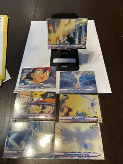 Pokemon 2000 Topps Card Lot Of 7 Zapdos/Lugis/Ash/Pikachu - Image 1