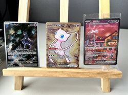 Pokemon TCG 151 UPC Promo Set Mew 053, Mewtwo 052, Metal Mew 205 - Image 1