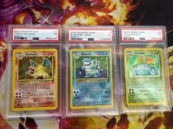 Pokemon Base Set 2 Charizard PSA 1 | Blastoise PSA 1 | Venusaur PSA 1 Trio Set! - Image 1