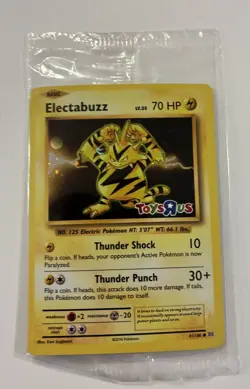 2016 Pokemon XY Evolutions Electabuzz 41/108 Toys R Us Stamped Promo Sealed NM/M - Image 1