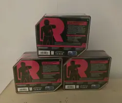 Pokemon TCG Sealed Destined Rivals Team Rocket Tin Set of 3 Brand New - Sealed! - Image 2
