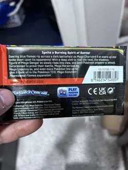 Pokemon TCG mega evolution Phantasmal flames Booster Pack - Image 2