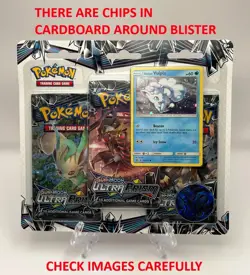 (402980) Pokemon Sun & Moon Ultra Prism Booster 3-Pack Blister - Factory Sealed - Image 2