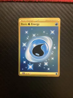 Basic Water Energy - 279/193 - Hyper Rare Pokemon Paldea Evolved - NM - Image 1
