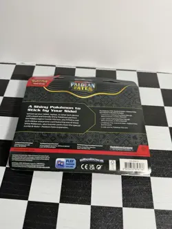 Pokemon Scarlet & Violet Paldean Fates 3 Pack Blister Maschiff Promo New/Sealedu - Image 2