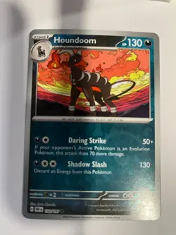 Houndoom 133/197 Obsidian Flames Pokemon Reverse Holo Foil Rare - Image 1