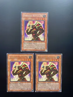 Yugioh Enraged Battle Ox IOC-070 Rare Unlimited Edition HP X3 - Image 1