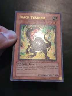 Yu-Gi-Oh! ULTRA RARE HOLO CARD BLACK TYRANNO IOC-075 1ST LP - Image 2