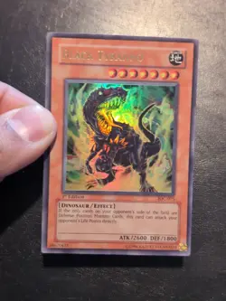 Yu-Gi-Oh! ULTRA RARE HOLO CARD BLACK TYRANNO IOC-075 1ST LP - Image 3