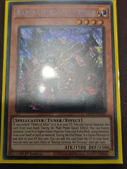 Yugioh Blazing Cartesia, The Virtuous MP23-EN162 1st Prismatic Secret Rare NM - Image 1