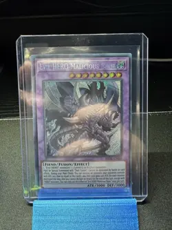 Yu-Gi-Oh! TCG Evil HERO Malicious Bane Brothers of Legend BROL-EN069 1st Edition - Image 1