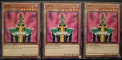 3X NM Jinzo - LED7-EN038 - Common 1st Edition yugioh PLAYSET - Image 1