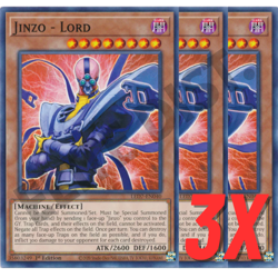 Yugioh Jinzo - Lord (LED7-EN040) 1st Edition (NEAR MINT) (3X) - Image 1