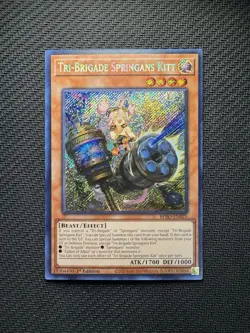 🔥Yu-Gi-Oh! - Tri-Brigade Springans Kitt - BPRO-EN025 - Secret Rare- NM🔥 - Image 1