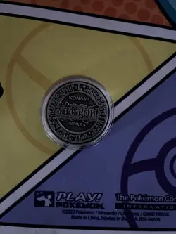 Yugioh YCS Pre-Registration Coin Scapegoat YGO SILVER - Image 2