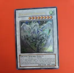 Yugioh Stardust Dragon TDGS-EN040 Ultimate Rare NM Unlimited - Image 1