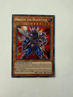 Yugioh - Orgoth the Relentless - Secret Rare - 1st Edition - BLRR-EN001 - NM - Image 1