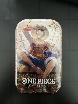One Piece Trading Card Game Tin Pack Set Volume 2 (Luffy Artwork) - Image 1