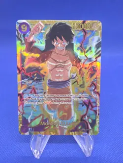 One Piece Emperors in the New World Monkey D Luffy OP09-119 Secret Rare SEC NM - Image 1