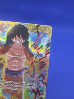 One Piece Emperors in the New World Monkey D Luffy OP09-119 Secret Rare SEC NM - Image 4