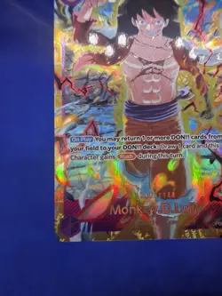 One Piece Emperors in the New World Monkey D Luffy OP09-119 Secret Rare SEC NM - Image 5