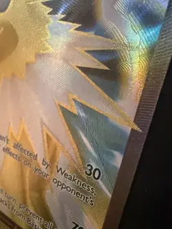 Jolteon EX - 28a/83 - Full Alt Art Ultra Rare Holo Promo - Pokemon Card - LP - Image 3