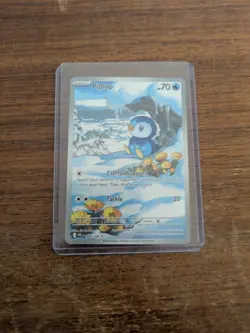 Piplup 098/094 Phantasmal Flames Pokemon Trading Card and charcadet promo - Image 3