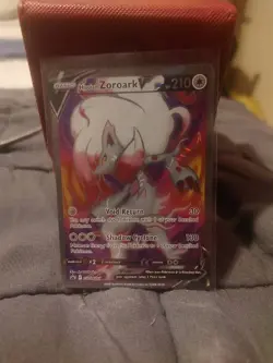 Hisuian Zoroark v Promo SWSH297 & VSTAR 213/196 Lost Origin Holo Card - Image 1