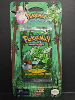WOTC 1999 Pokemon Trading Card Game Jungle Blister Pack Sealed - Image 2