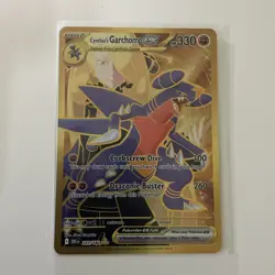 Pokemon TCG Destined Rivals Cynthia's Garchomp EX 241/182 Secret Rare Card - Image 1