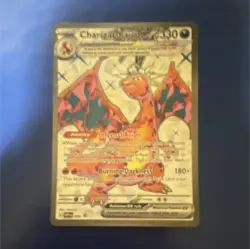 Charizard Base Set Holo Rare 004/102 Full Art 120HP Mitsuhiro Arita Pokemon Card - Image 1